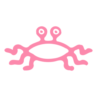 Flying Spaghetti Monster Decal (Pink)